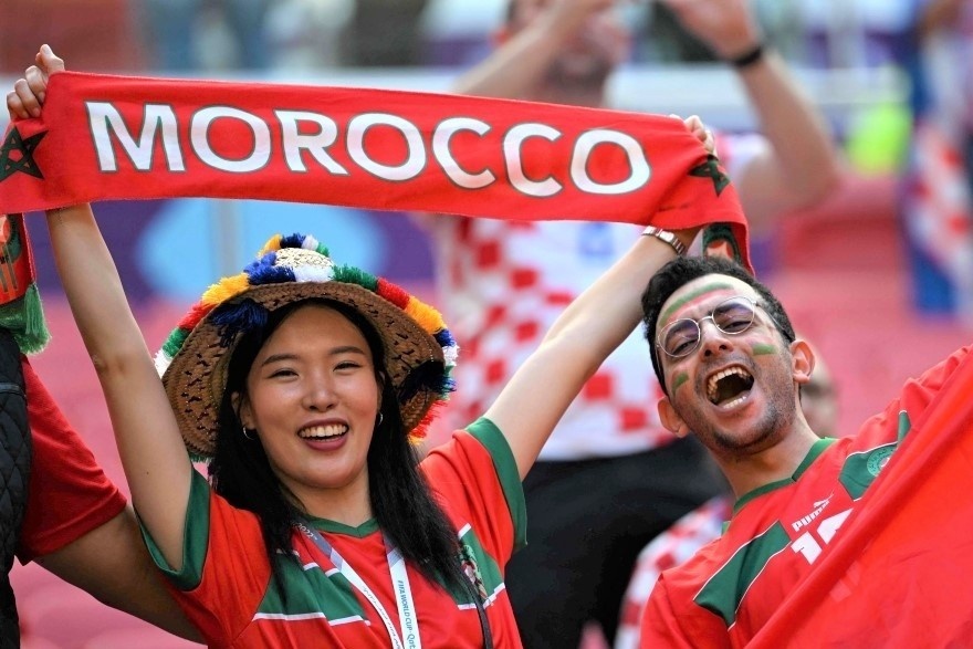 Am thanh ky la tu CDV Morocco tren khan dai World Cup hinh anh