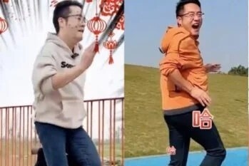 Nguoi dan ong Trung Quoc kiem bon tien nho dien giay cao got hinh anh