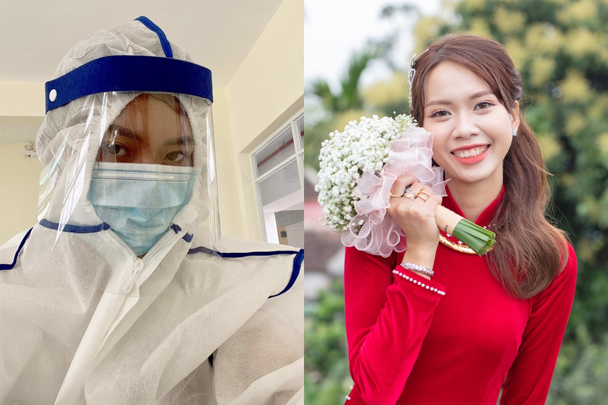 Hai tinh nguyen vien ket hon sau 2 nam cung di chong dich o TP.HCM hinh anh