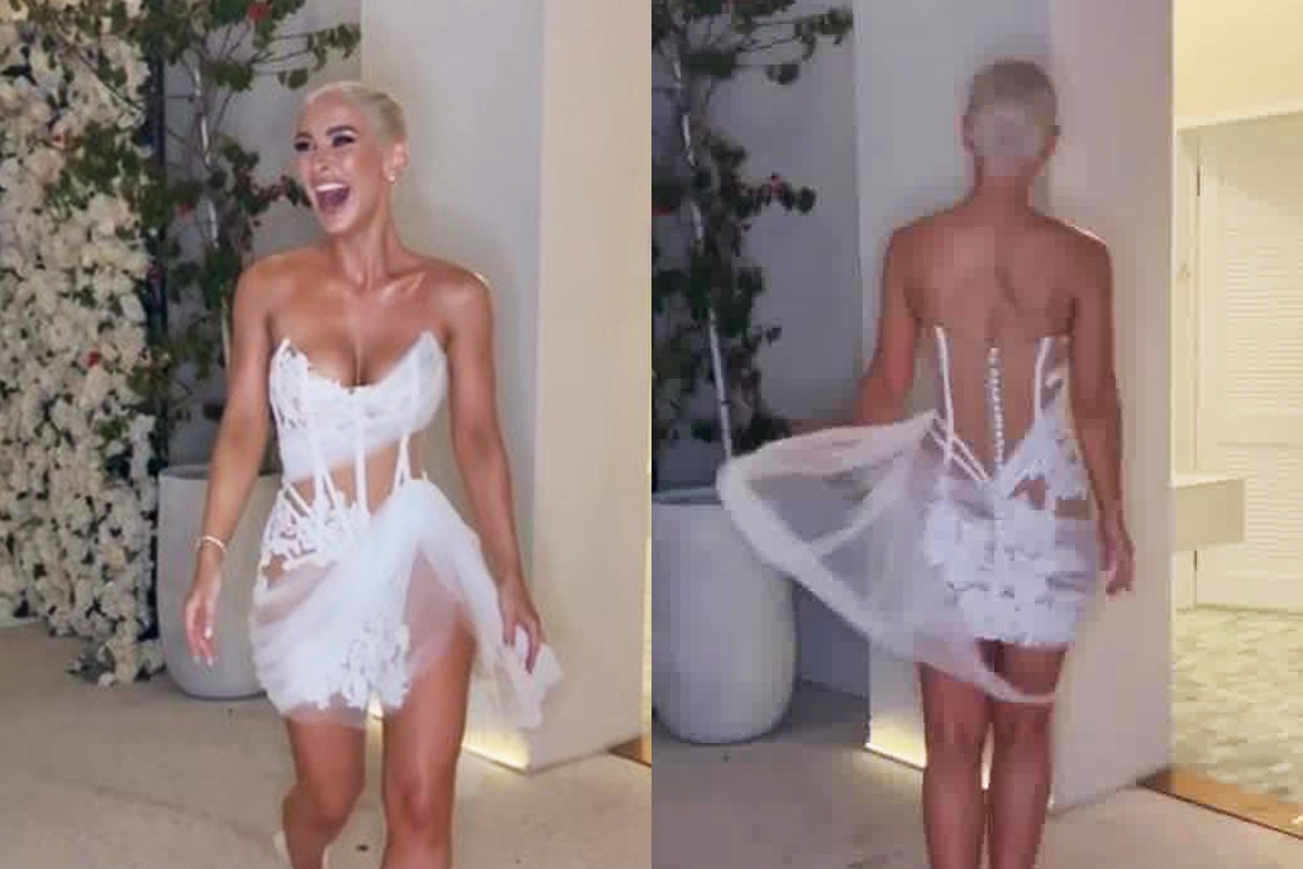 Chiec vay cuoi gay chia re cong dong mang hinh anh