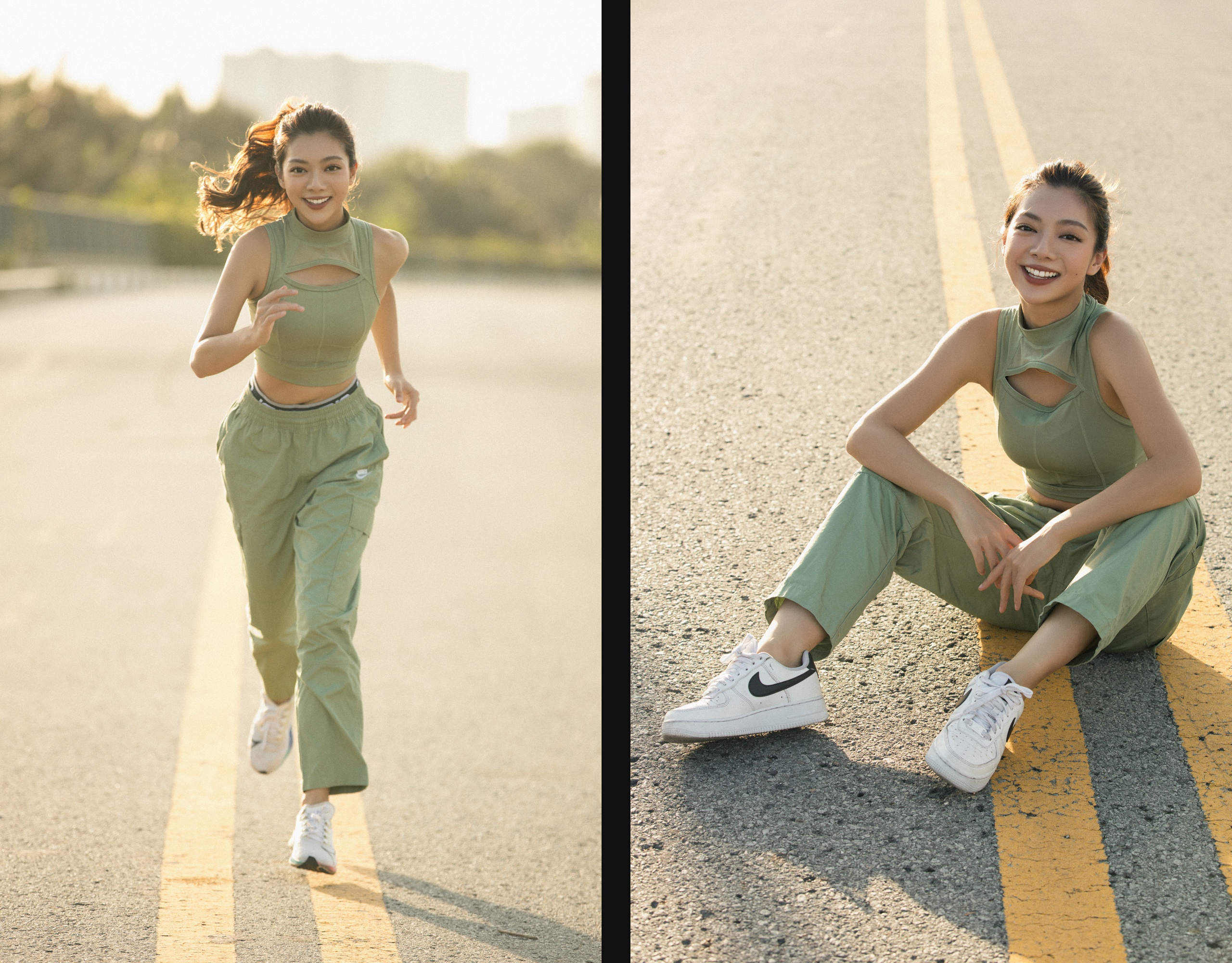 Katleen Phan Vo,  vo si dai den,  chay bo,  cu ly chay anh 6