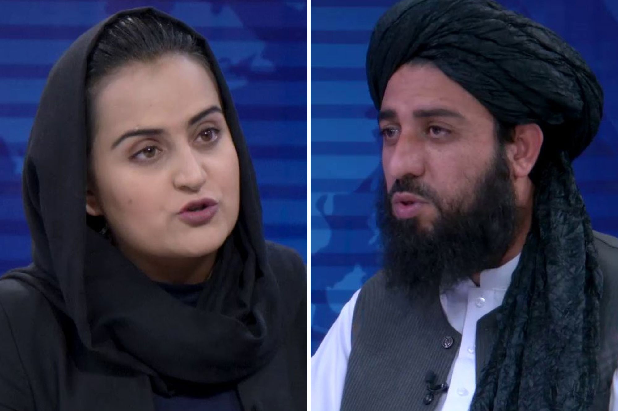 Bat chap lo ngai, mot so nu nha bao Afghanistan van tiep tuc dua tin hinh anh