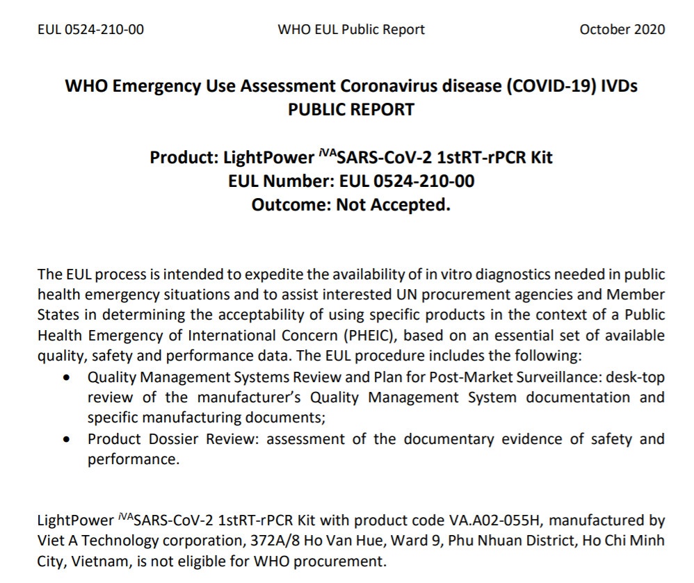 kit xet nghiem Viet A anh 1