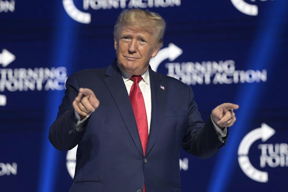 ong Trump quay tro lai Washington anh 1