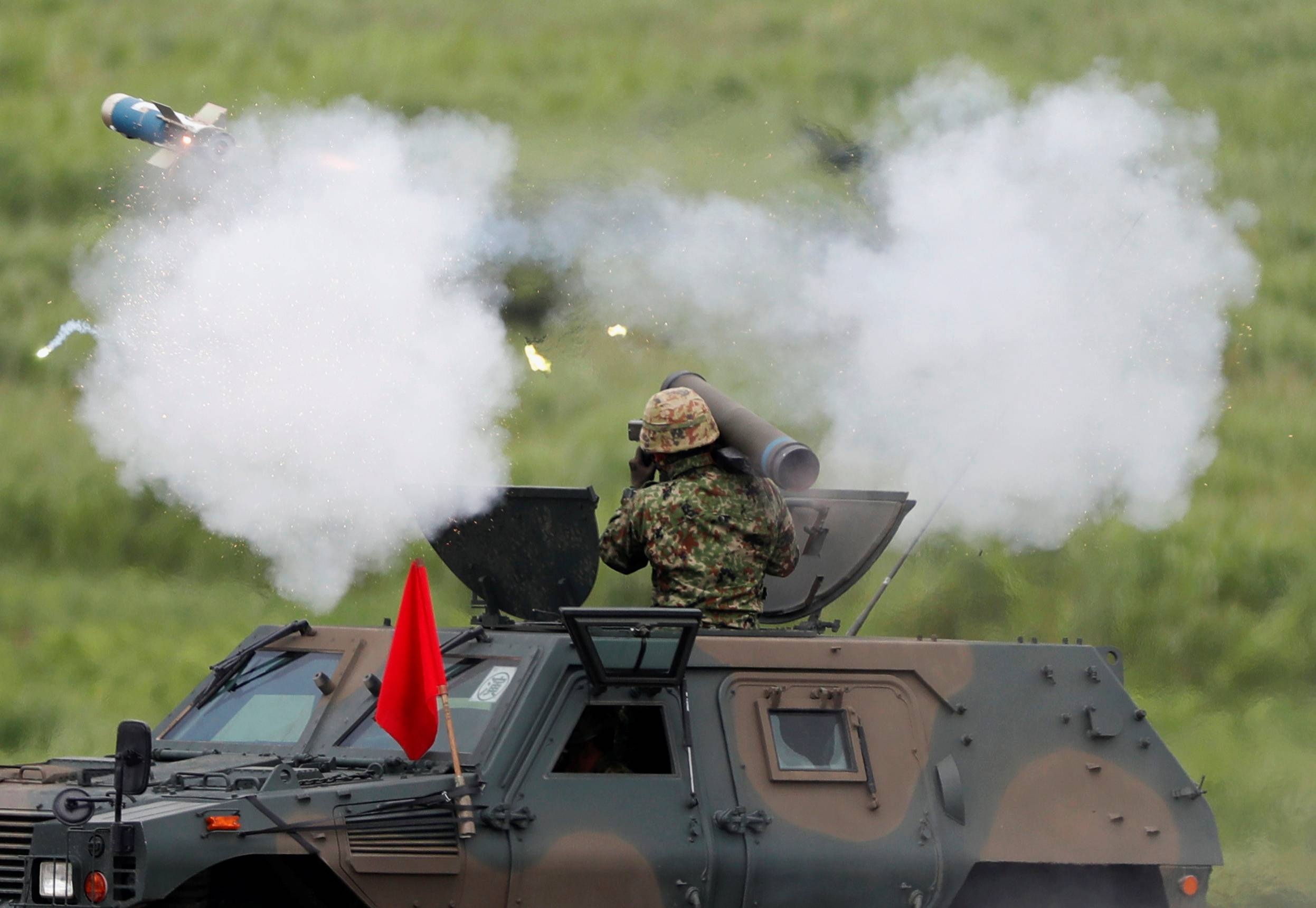 My va Nhat Ban lan dau su dung ten lua Javelin de tap tran chung hinh anh