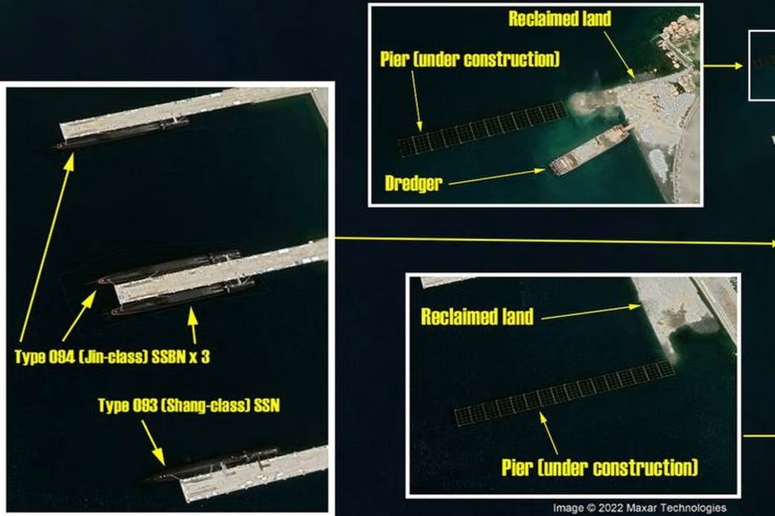 Anh ve tinh Trung Quoc mo rong can cu tau ngam gan Bien Dong hinh anh