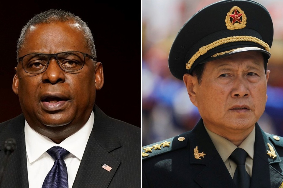 Bo truong Quoc phong My - Trung chua trao doi mot loi trong 3 thang hinh anh