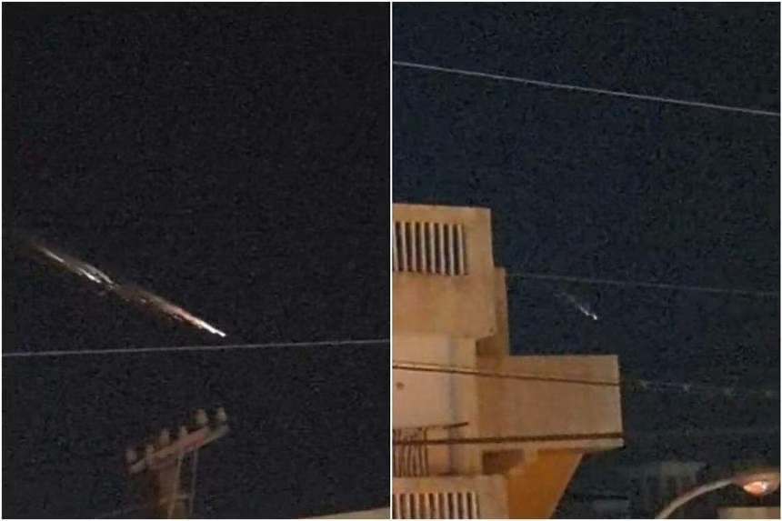 Vet sang bi an thap sang troi dem Nhat Ban hinh anh