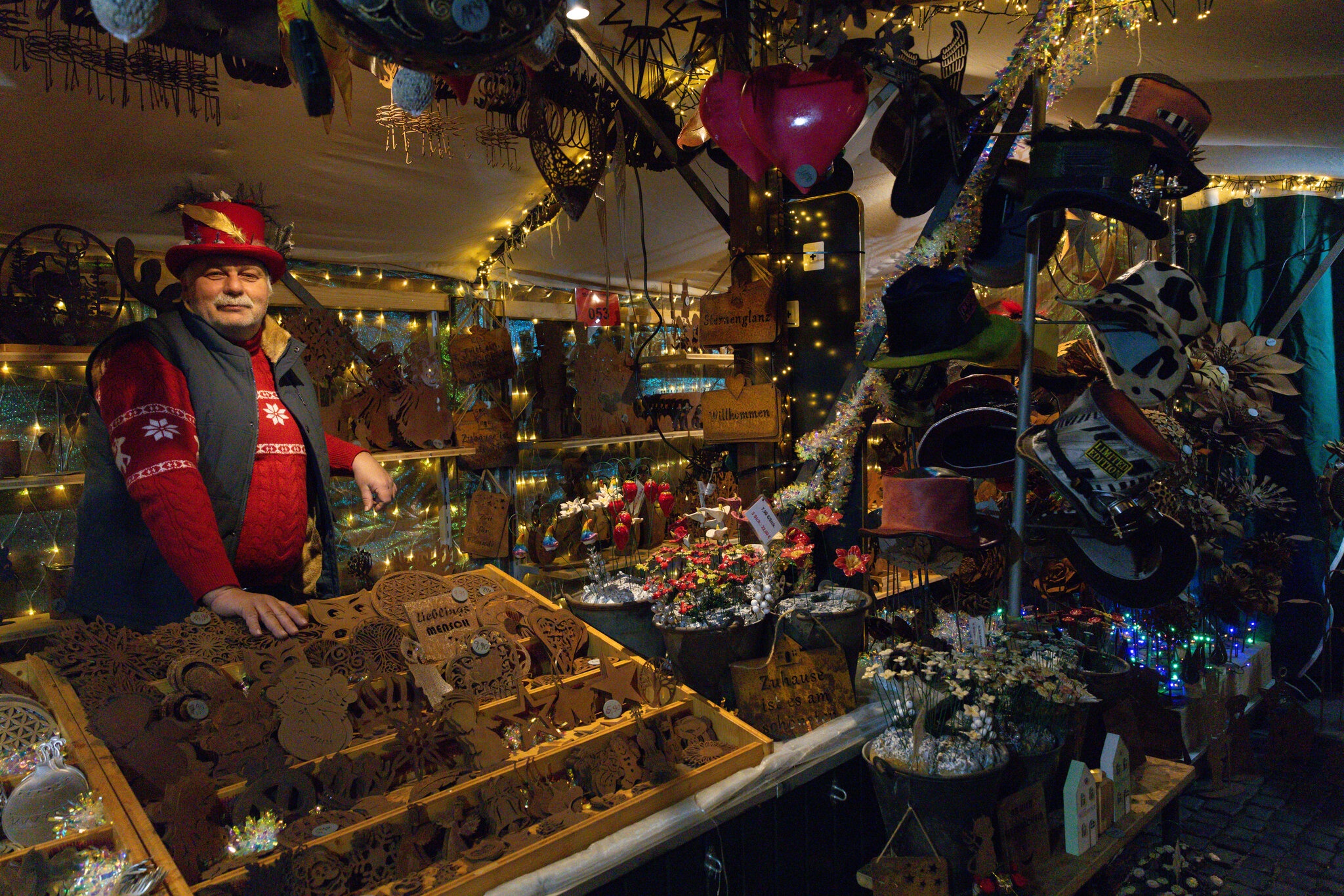 Cho Giang sinh o Duc 'vua vui vua de chung' hinh anh