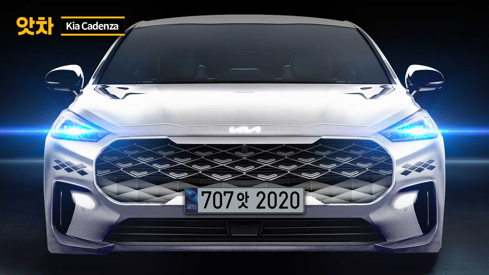 Kia K7 se co thiet ke va logo Kia moi hinh anh