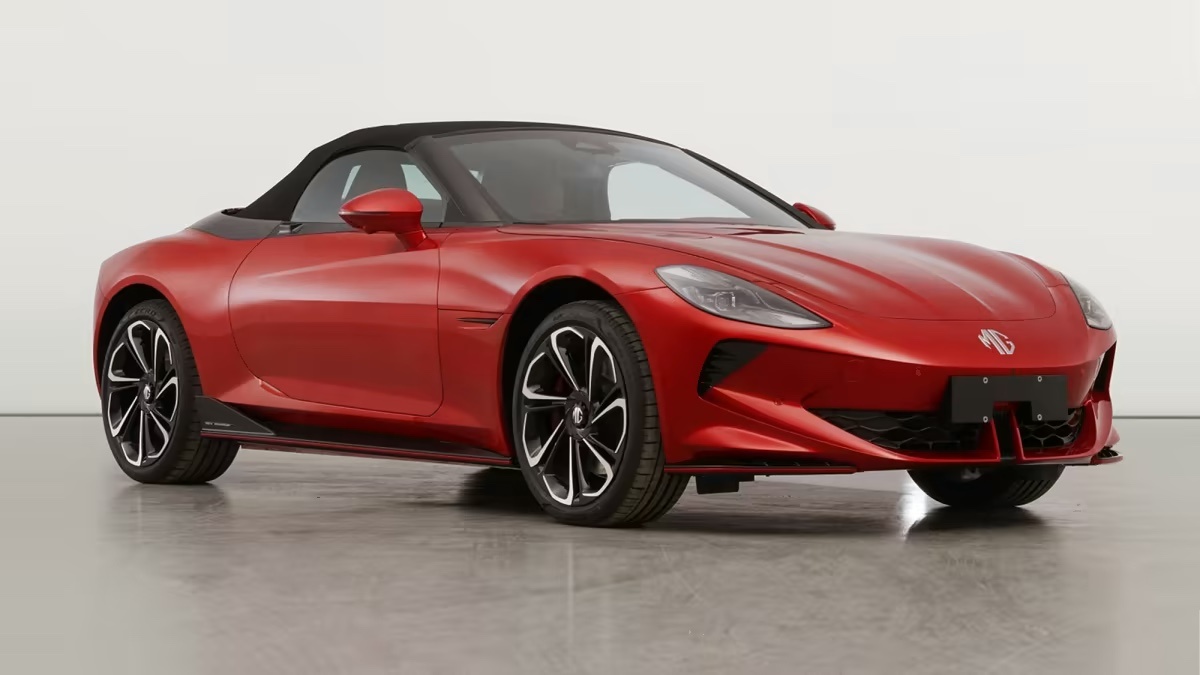 Xe the thao chay dien cua MG sap ra mat trien lam Oto Thuong Hai hinh anh