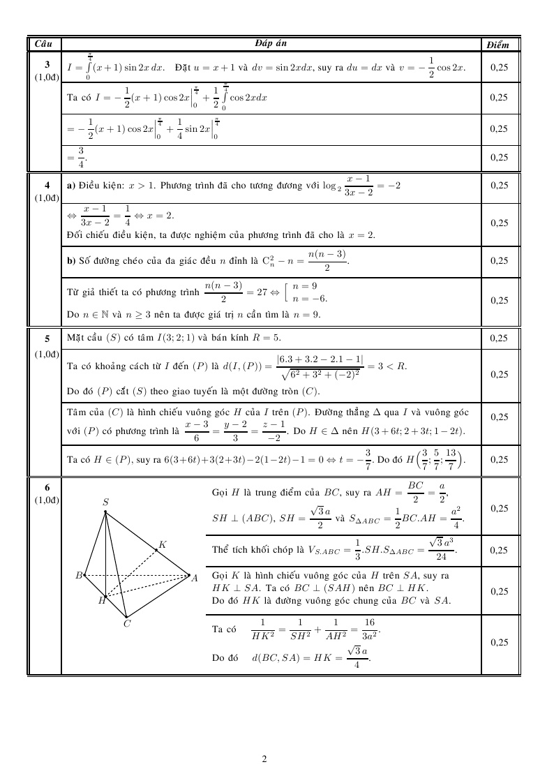 Đề thi đại học môn Toán khối D 2014 ảnh 3 De thi dai hoc mon Toan khoi D 2014 anh 3