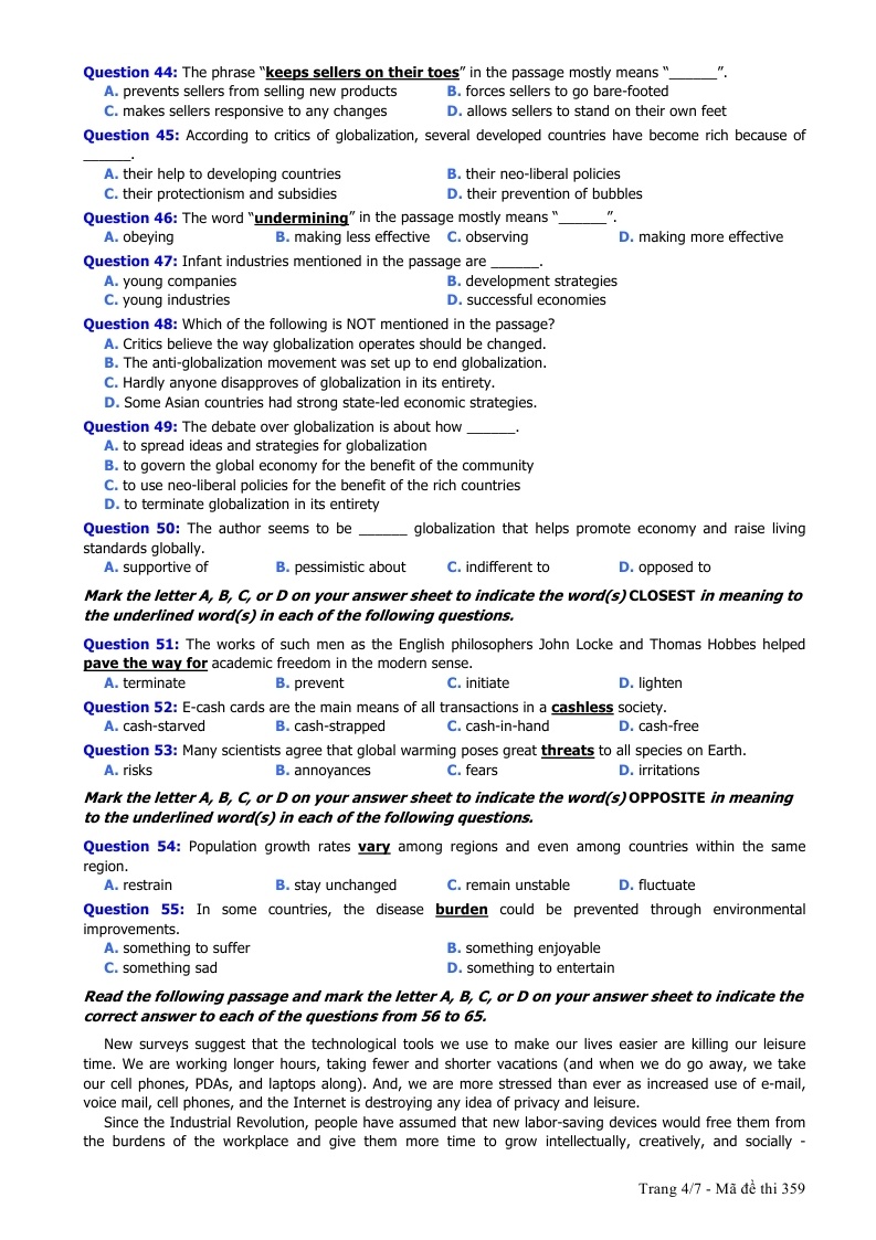 De thi dai hoc mon Anh khoi D 2013 anh 4