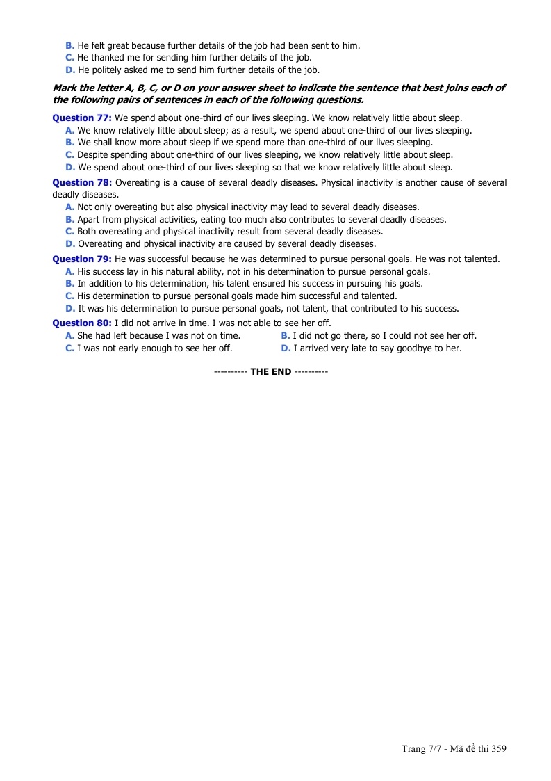 De thi dai hoc mon Anh khoi D 2013 anh 7