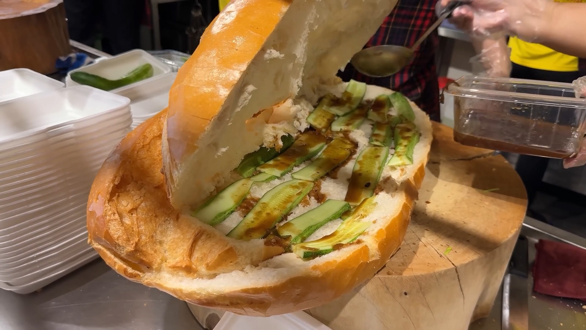bánh mì kẹp thịt ảnh 3 banh mi kep thit anh 3