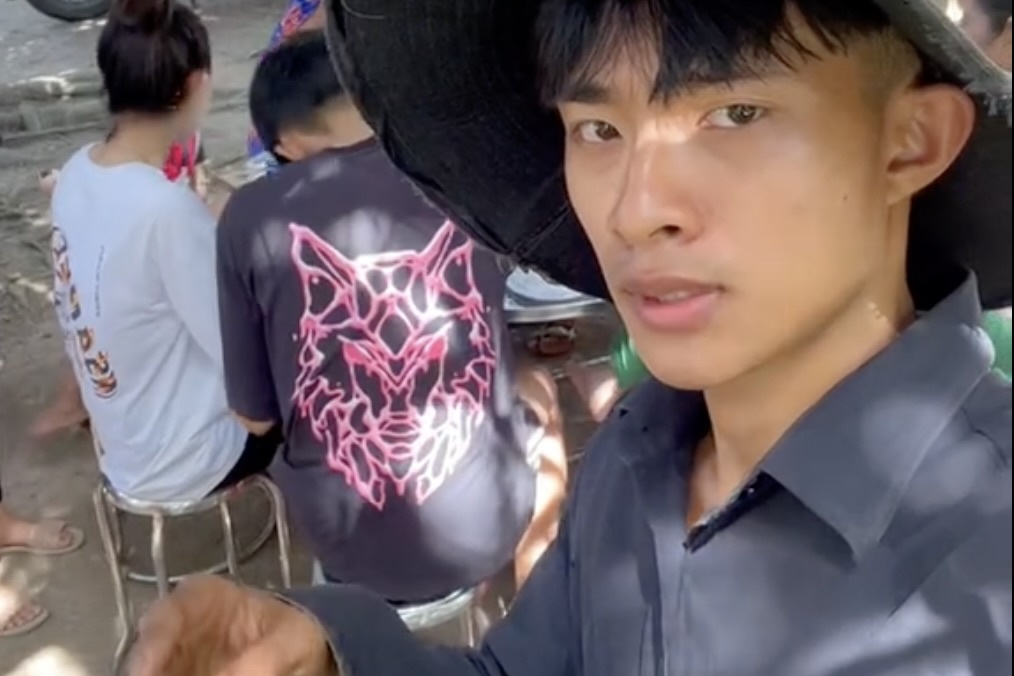 TikToker Le Tuan Khang review ve dam gio mien Tay, tao tu khoa hot 'dam gio ben con' hinh anh