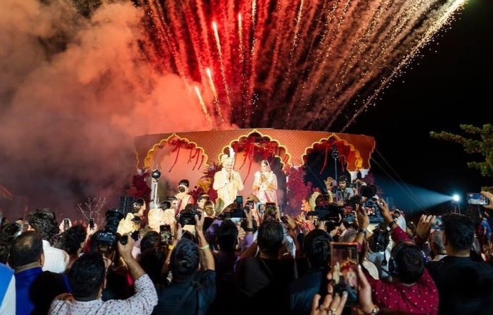 5.000 nguoi phuc vu 'sieu dam cuoi' cua ty phu An Do o Phu Quoc hinh anh