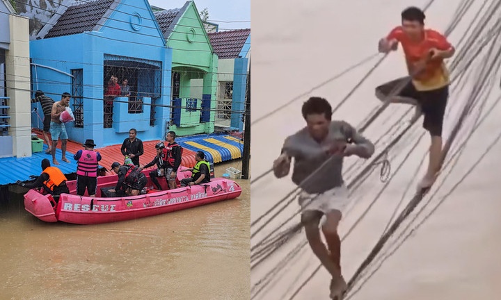 Bao lut '300 nam co mot': Pho thanh song, dan Thai Lan du day dien hinh anh