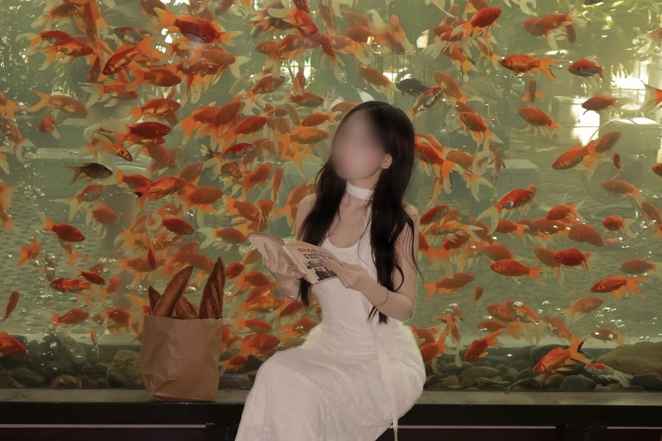 Be ca khong lo trong quan ca phe 1.000 m2 o Thao Dien gay tranh cai hinh anh