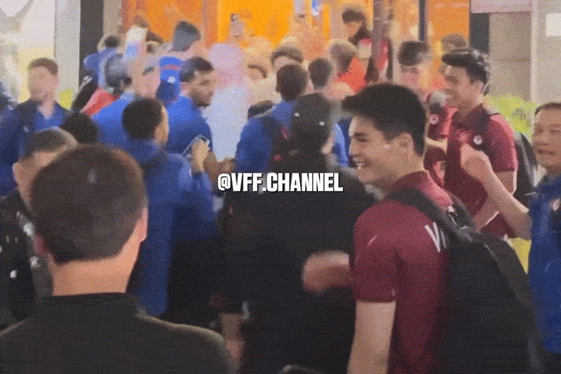 U23 Jordan sang tan khach san an mung cung U23 Viet Nam hinh anh