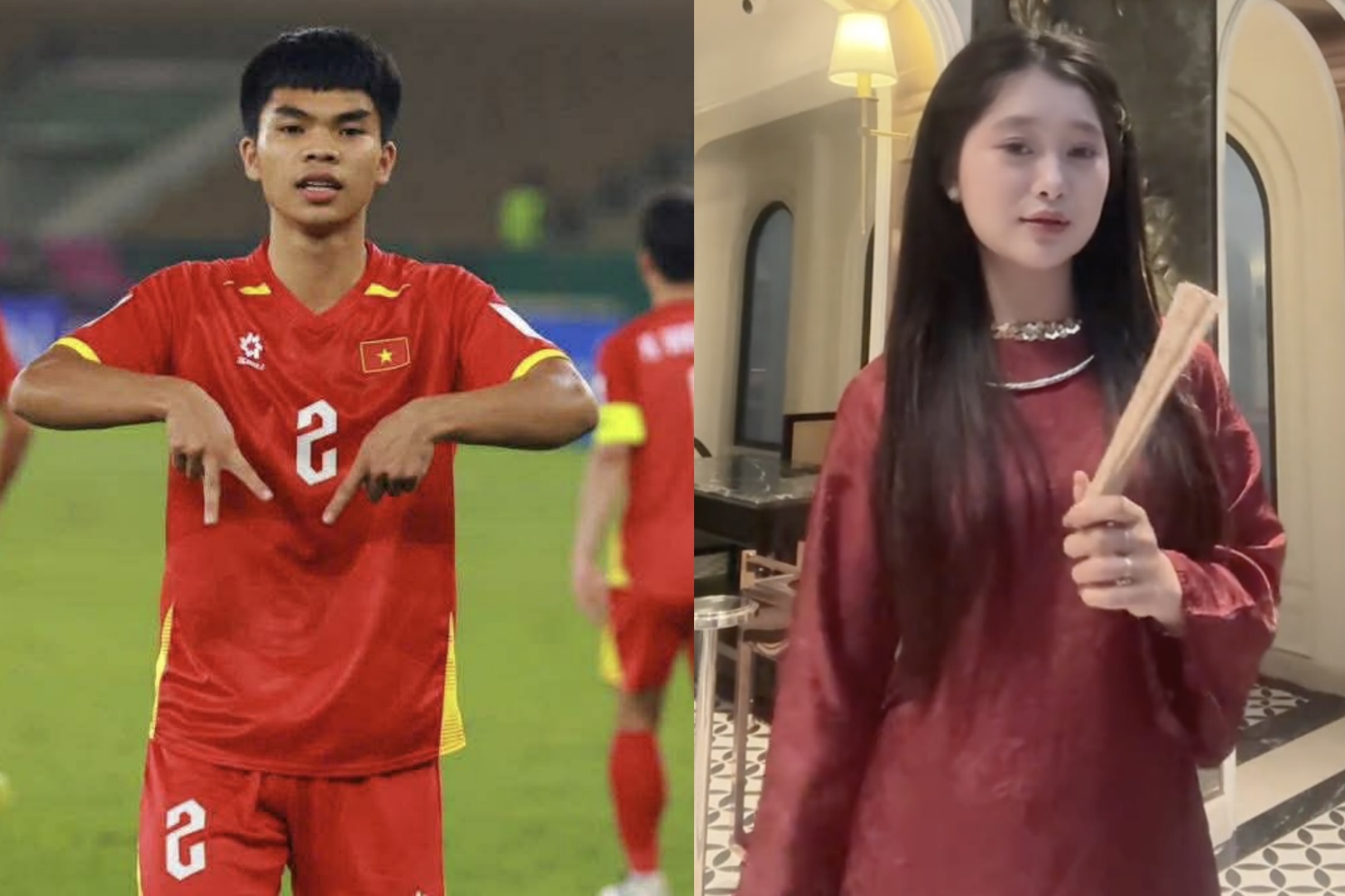 Lo dien ban gai hot girl cua cau thu tre nhat U23 Viet Nam hinh anh