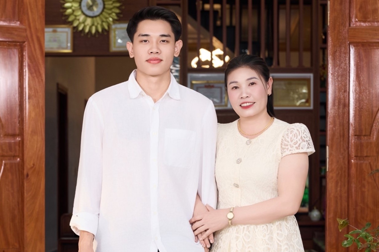 Dinh Bac xay nha bao hieu bo me hinh anh