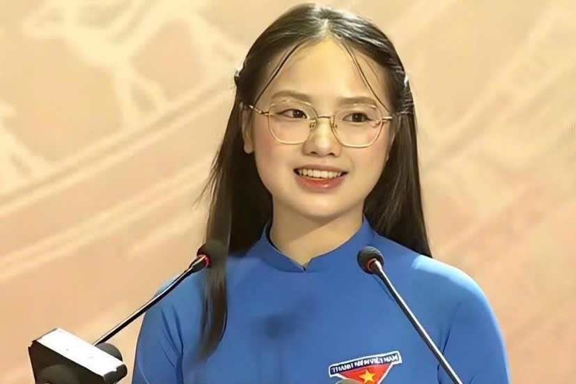 Chan dung nu sinh co bai phat bieu viral khap mang xa hoi hinh anh