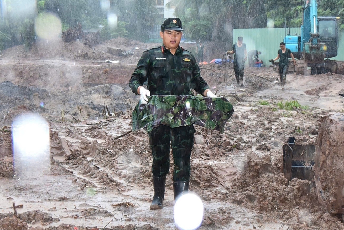 Đã phát hiện 672 hài cốt liệt sĩ ở Công viên Lê Thị Riêng