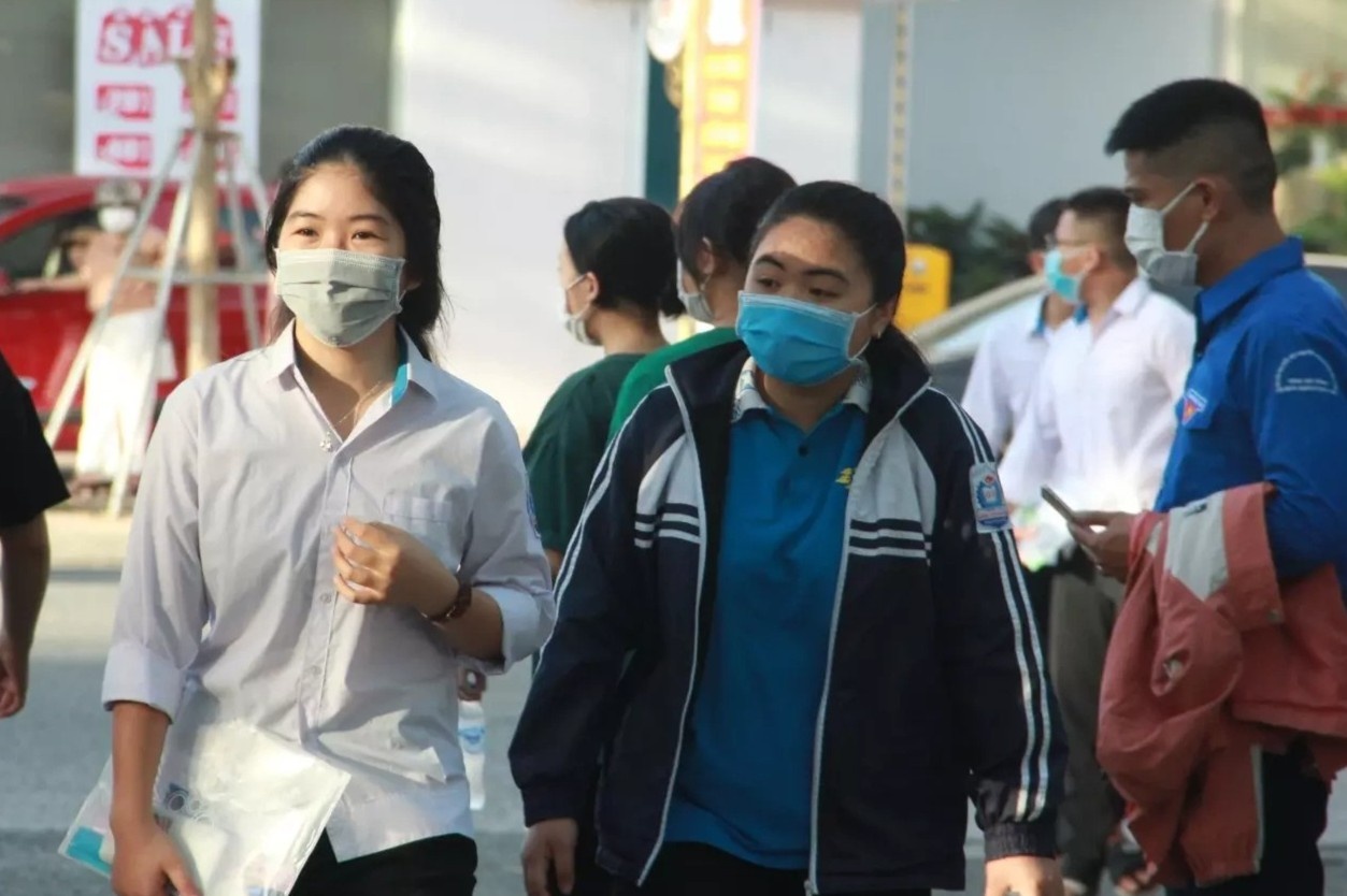 Thi sinh F0 o Nghe An duoc thi lop 10 hinh anh