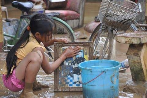 Tan nat vung ron lu Nghia Hanh hinh anh