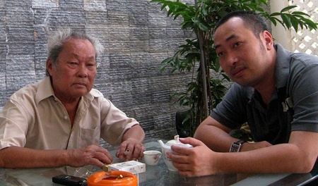 Nha van Nguyen Quang Sang qua doi hinh anh