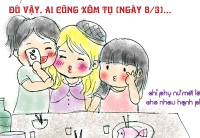 Su khac nhau giua gai e va chan dai da tinh dip 8/3 hinh anh