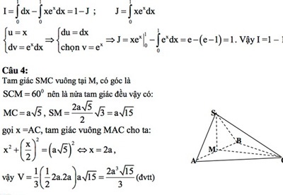 De thi va goi y dap an mon Toan tot nghiep hinh anh