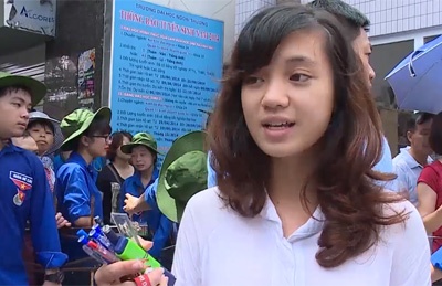 Clip chia se cua thi sinh ve mon Toan hinh anh