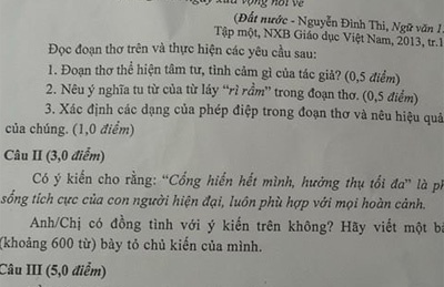 De va goi y dap an mon Van khoi C, D hinh anh