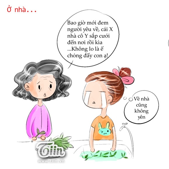 Về nhà, mẹ lại 