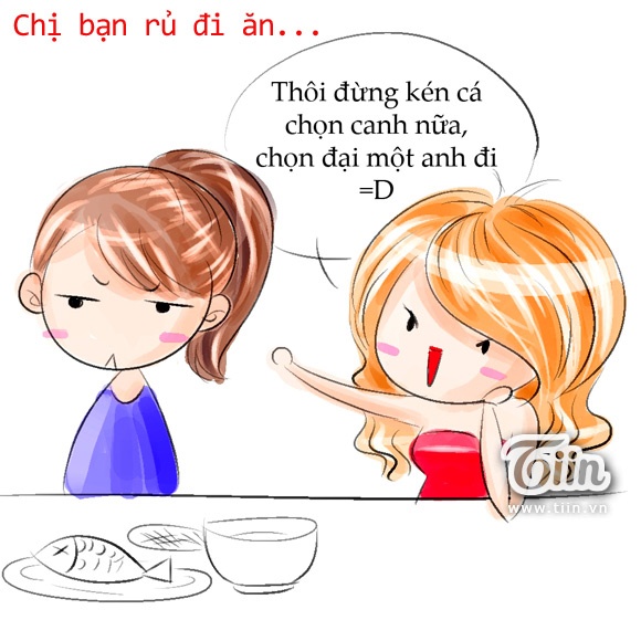 Định bụng than thở và mong nhận được lời động viên thì bà chị lại khuyên răn 
