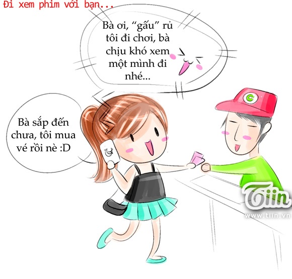 Rõ ràng là đã hẹn chắc như đinh cùng nhau đi xem phim, ấy thế mà cô bạn thân vẫn cho 