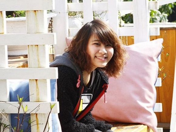 Nu sinh cover 'Uong tra' duoc diva My Linh nhan tin san don hinh anh