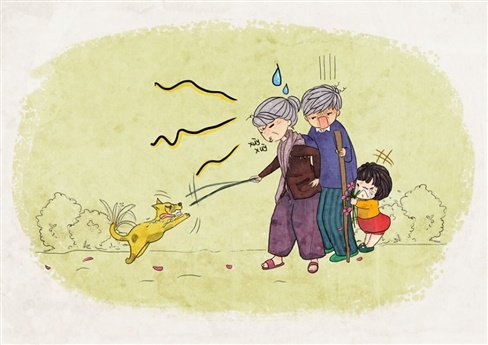 Tuổi già, ngày Quốc tế phụ nữ là những phút giây êm đềm, giản dị khi được ở bên người bạn đời.