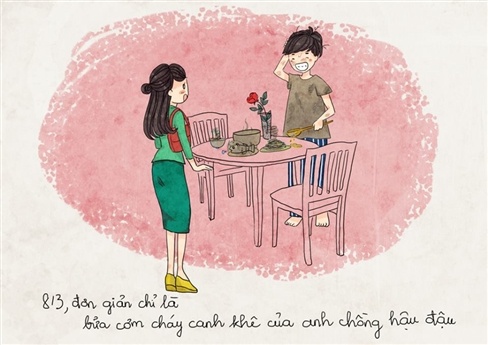 Niềm hạnh phúc với phụ nữ trong ngày 8/3 đơn giản là được chồng sẻ chia việc nhà.