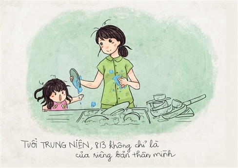 Tuổi trung niên, mùng 8/3 không chỉ là của riêng bản thân mình.