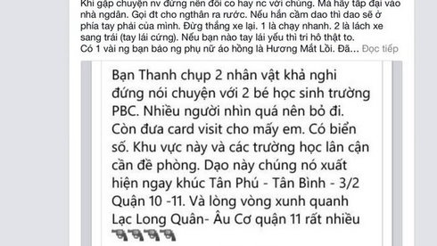 Trên mạng lan truyền thông tin, hình ảnh truy tìm biển số xe của “Hương mắt lồi” kèm theo những lời hâm dọa, đối phó khiến gia đình chị H vô cùng hoang mang.