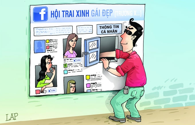Trai xinh gai dep va cam bay tren mang hinh anh