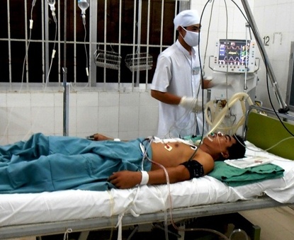 Cuu song benh nhan bi dam thung tim hinh anh