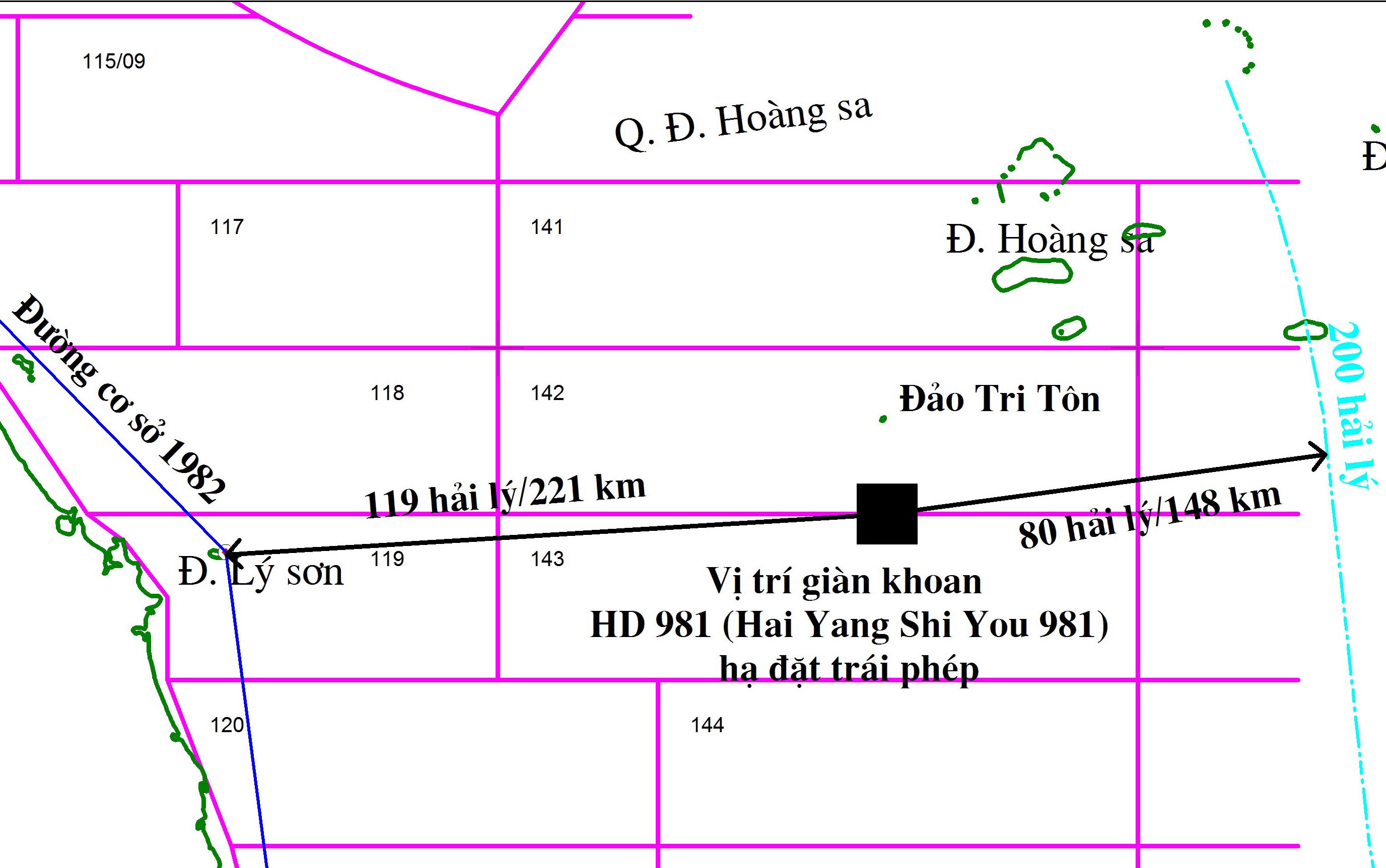 Phan doi Trung Quoc dua gian khoan den vung bien cua VN hinh anh