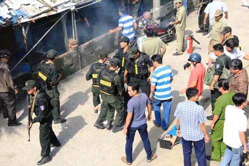 Nguyen pho truong cong an TP.Thanh Hoa bi doa giet ca nha hinh anh