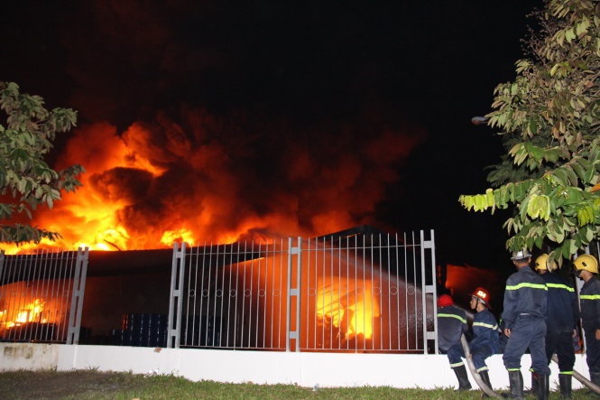 Chay du doi, thieu rui nha xuong o Binh Duong hinh anh