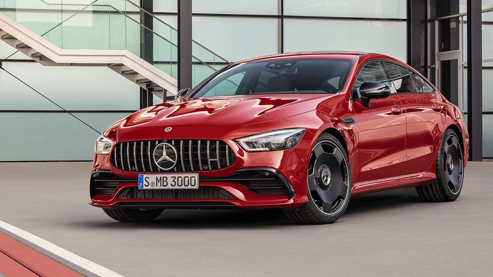 Mercedes-AMG GT 43 Coupe 4 cua - mau xe the thao nhap mon cua AMG hinh anh