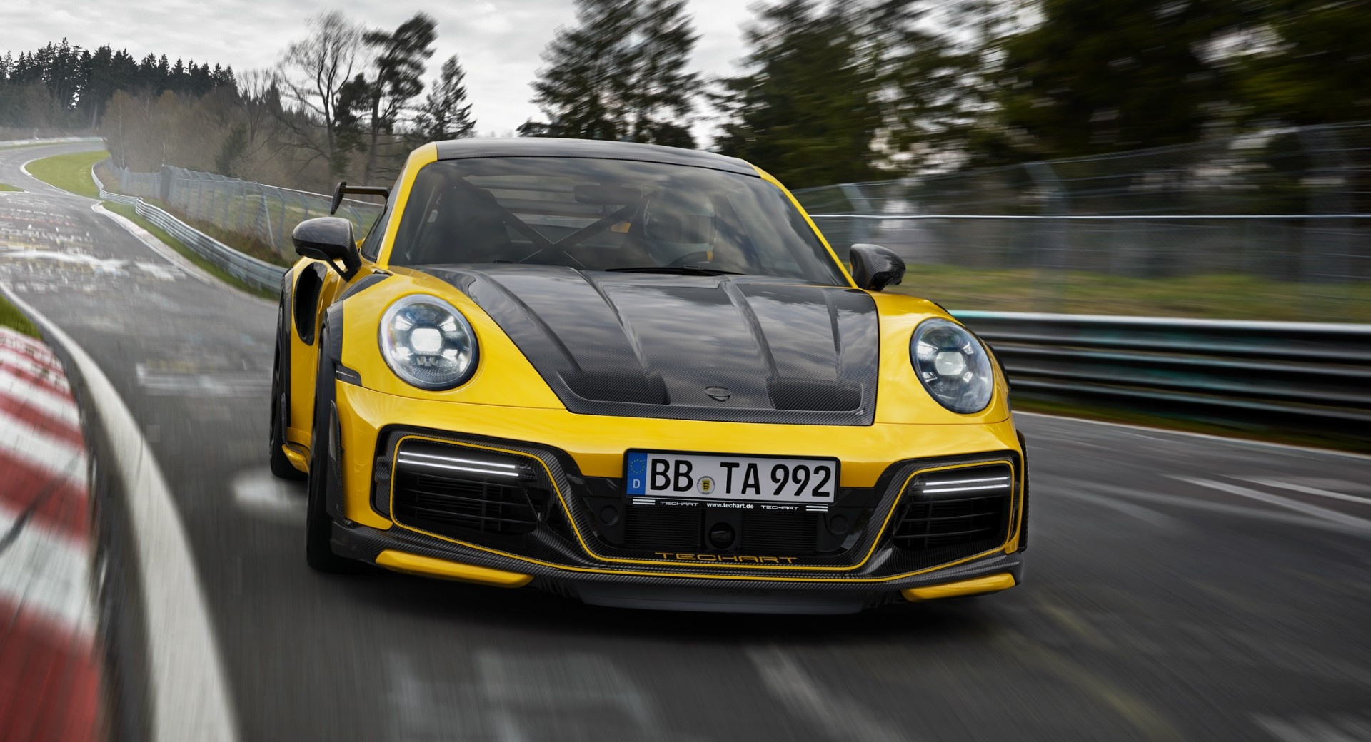Porsche 911 Turbo S manh 800 ma luc voi goi do tu TechArt hinh anh